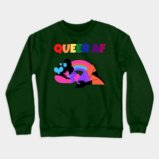 Queer AF Crewneck Sweatshirt